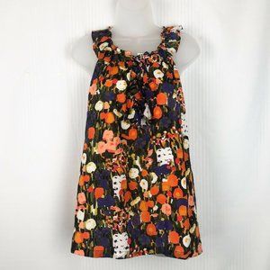 J. Crew Multicolor Floral Blouse